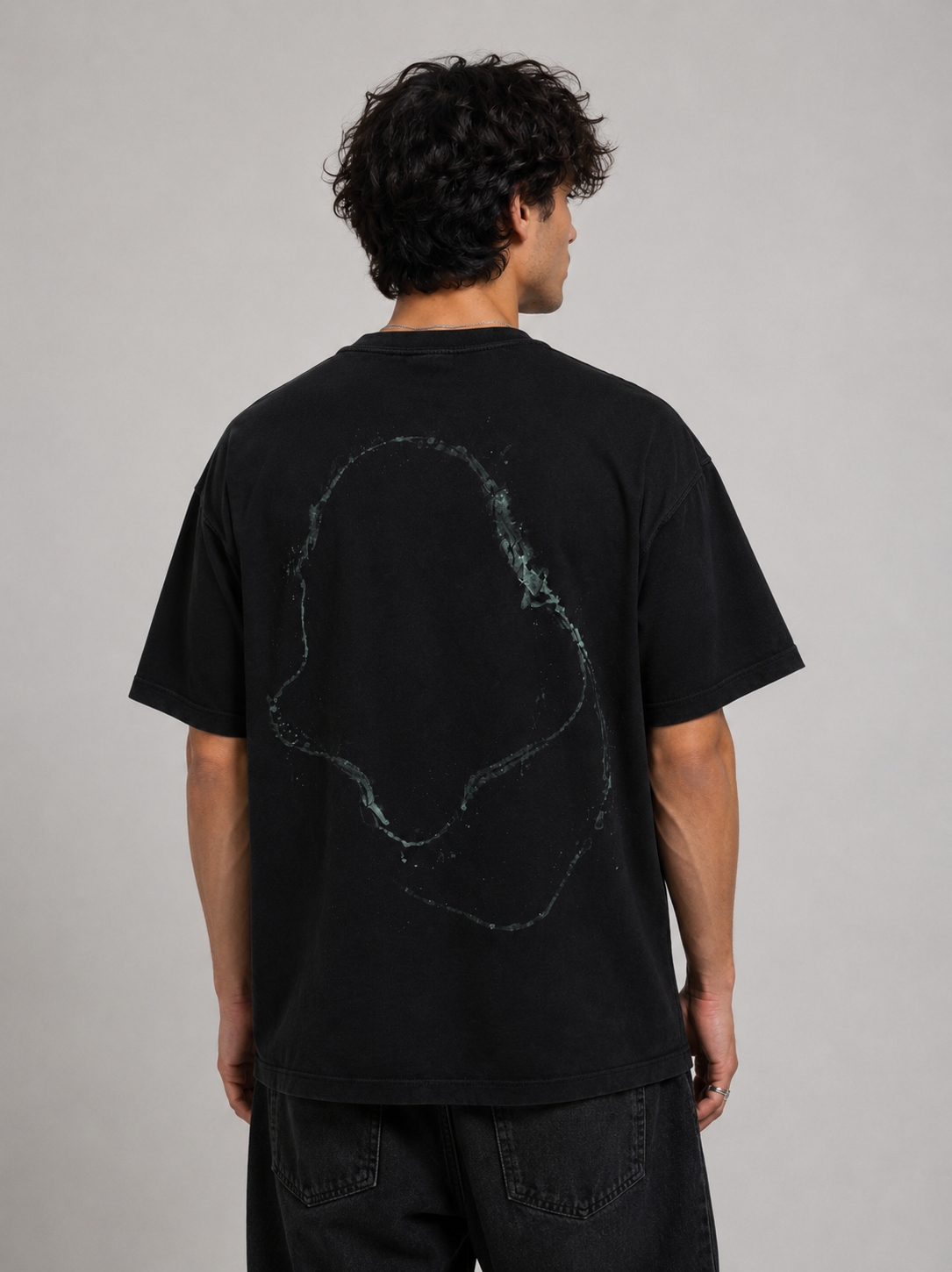 Short Sleeve Black Graphic