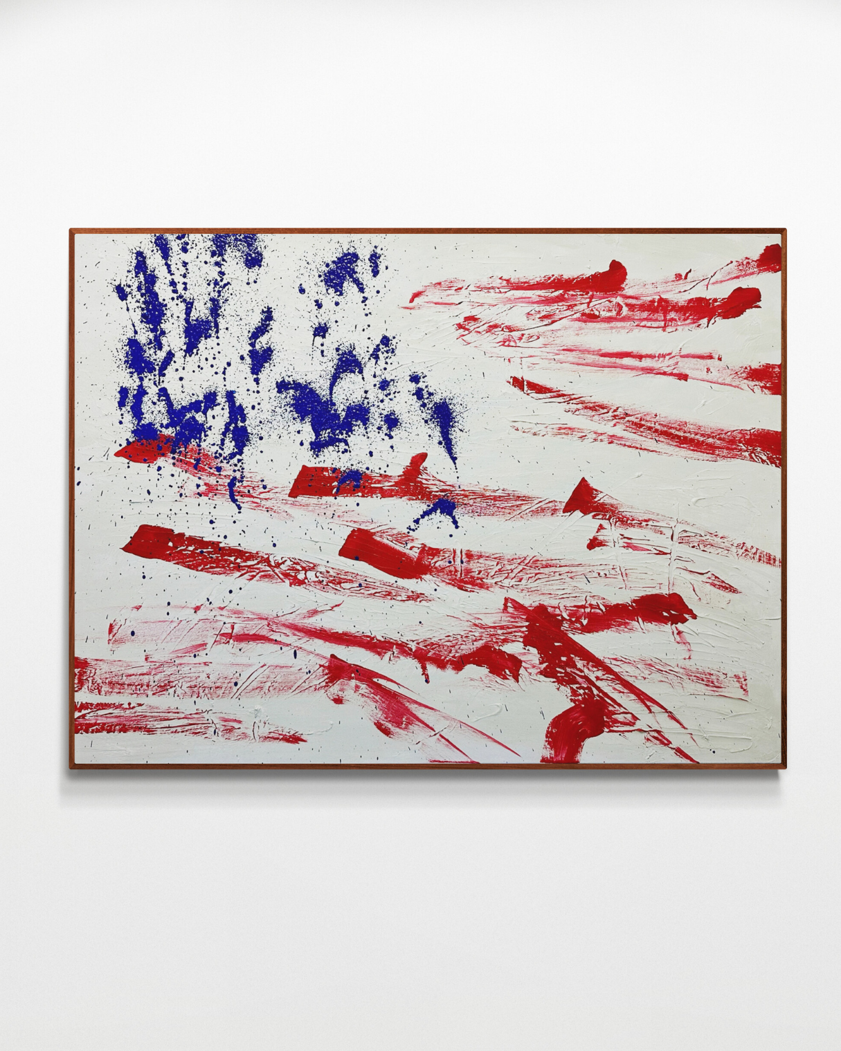 Abstract Allegiance 48x36 Canvas