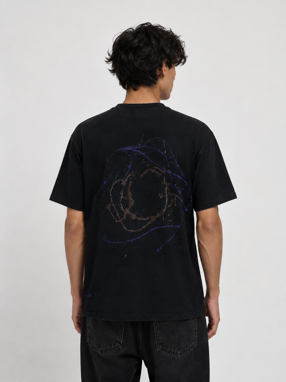 Short Sleeve Black Graphic