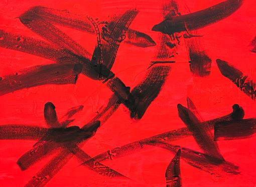 Red Noir 36x24 Canvas