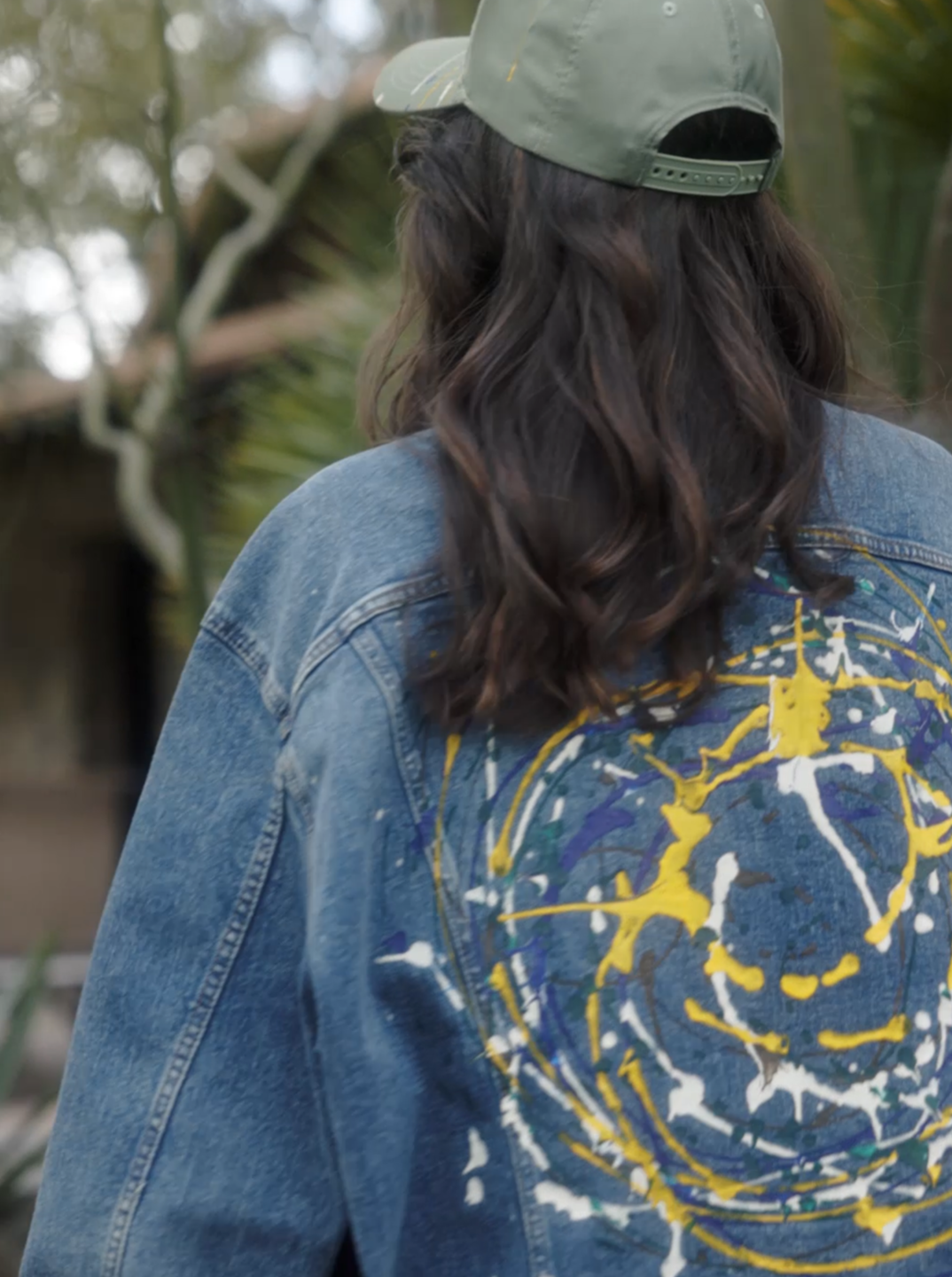 Modern Nostalgia - Hand Painted Denim Jacket