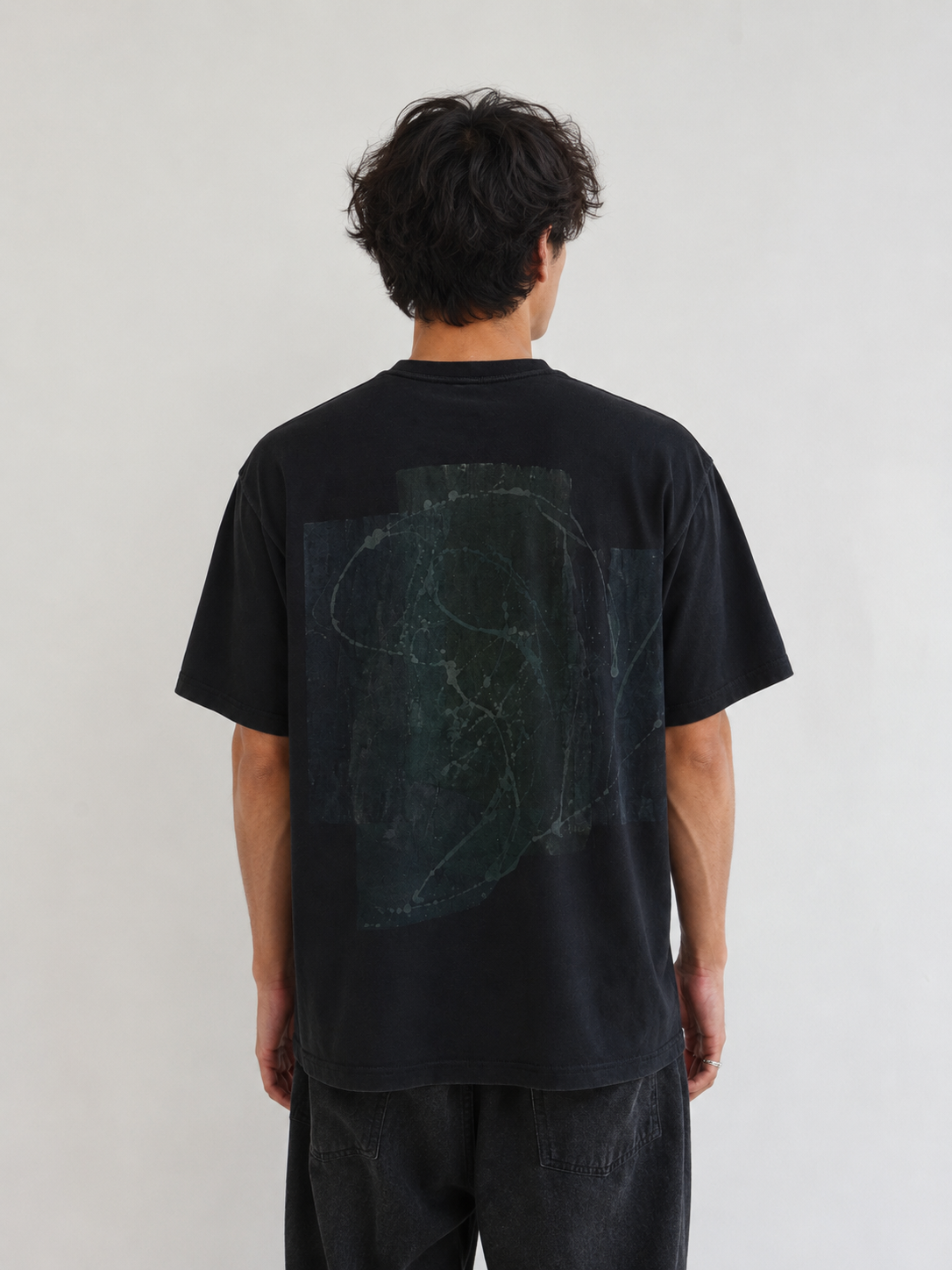 Short Sleeve Black Graphic
