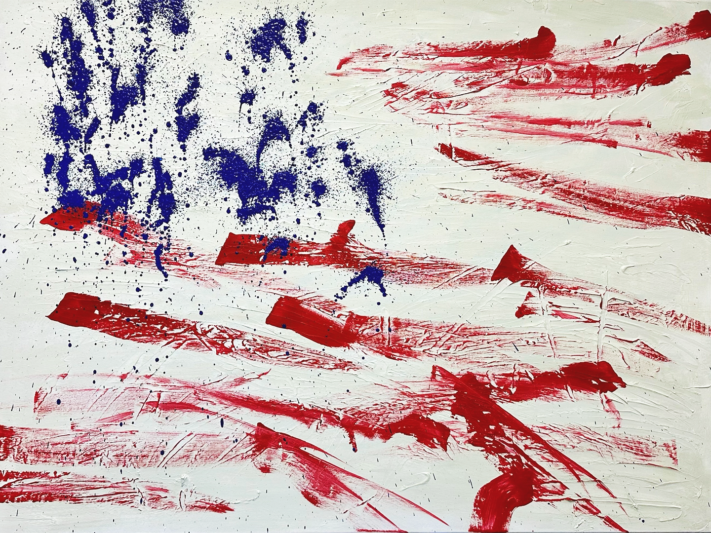 Abstract Allegiance 48x36 Canvas