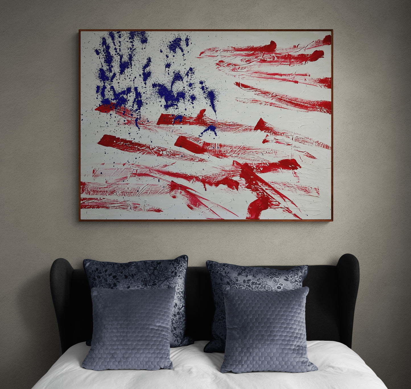 Abstract Allegiance 48x36 Canvas