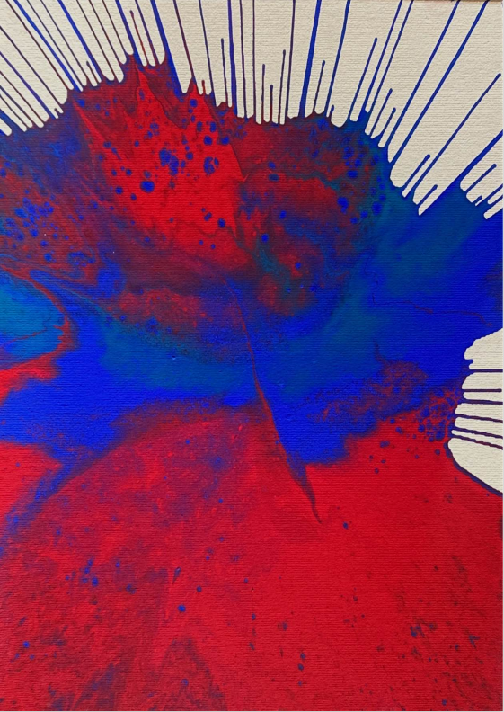 Cosmic Celebration, 11x14 Canvas