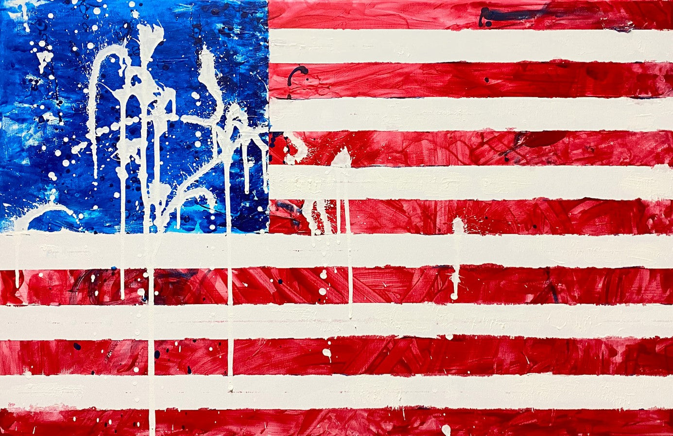 36x24 Flag Canvas 1
