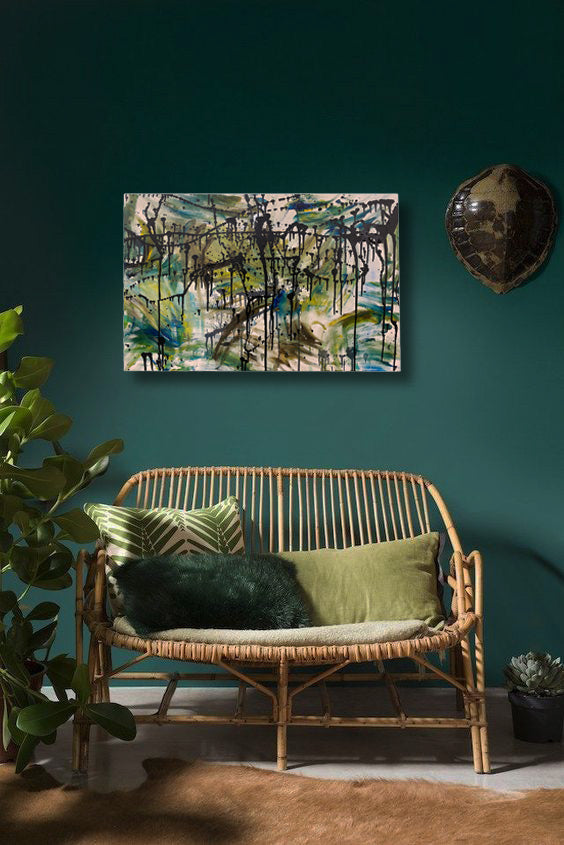 Twilight Canopy, 36x24 Canvas
