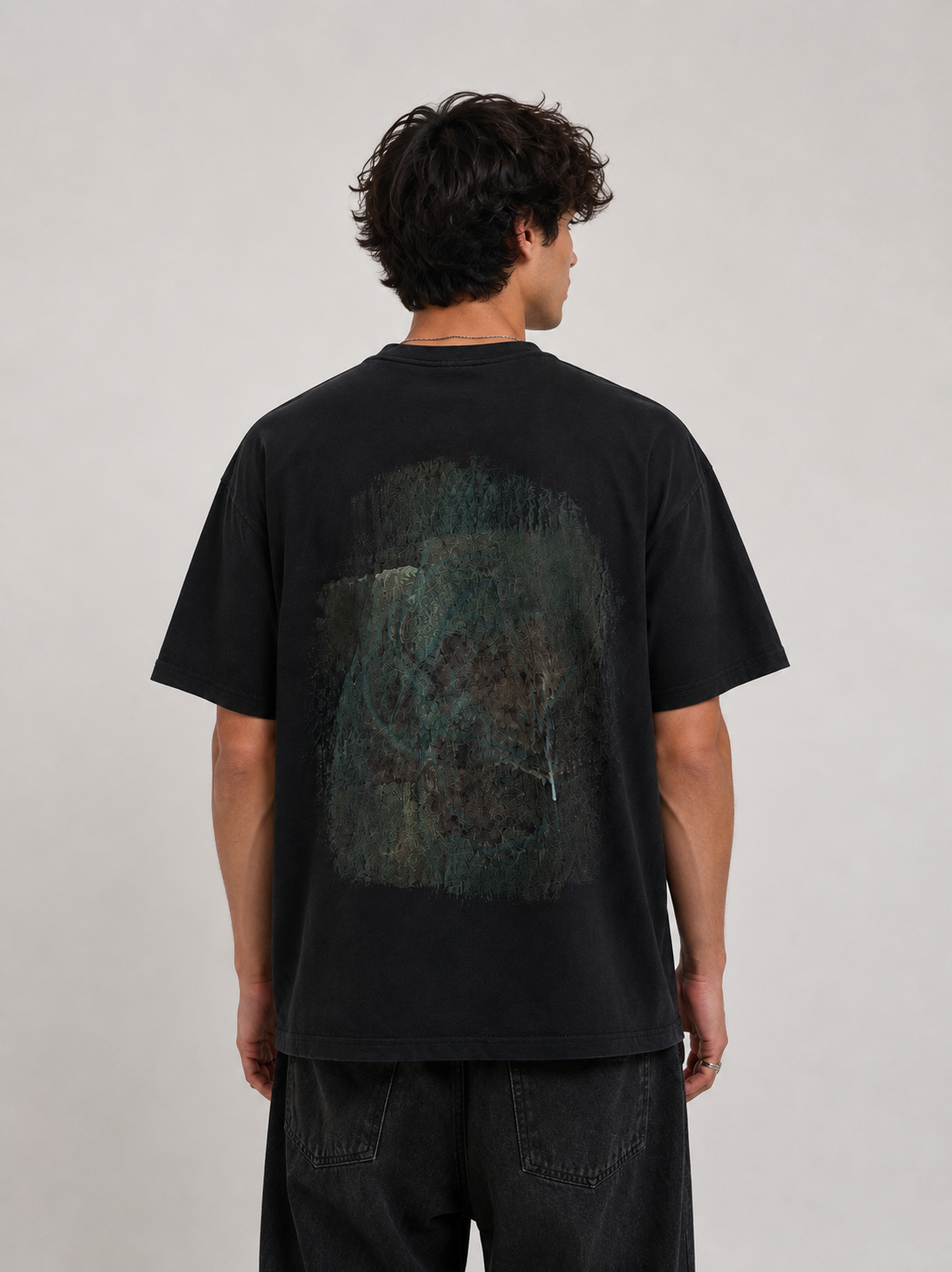 Short Sleeve Black Graphic