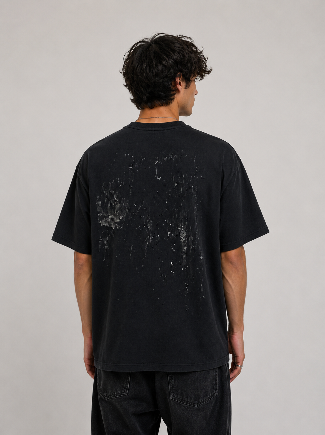 Short Sleeve Black Graphic