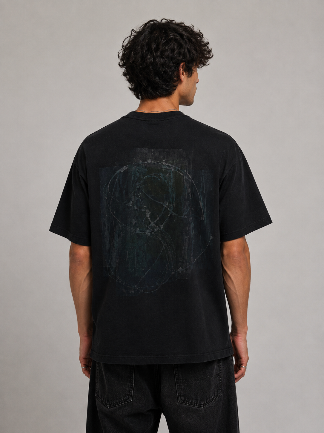 Short Sleeve Black Graphic