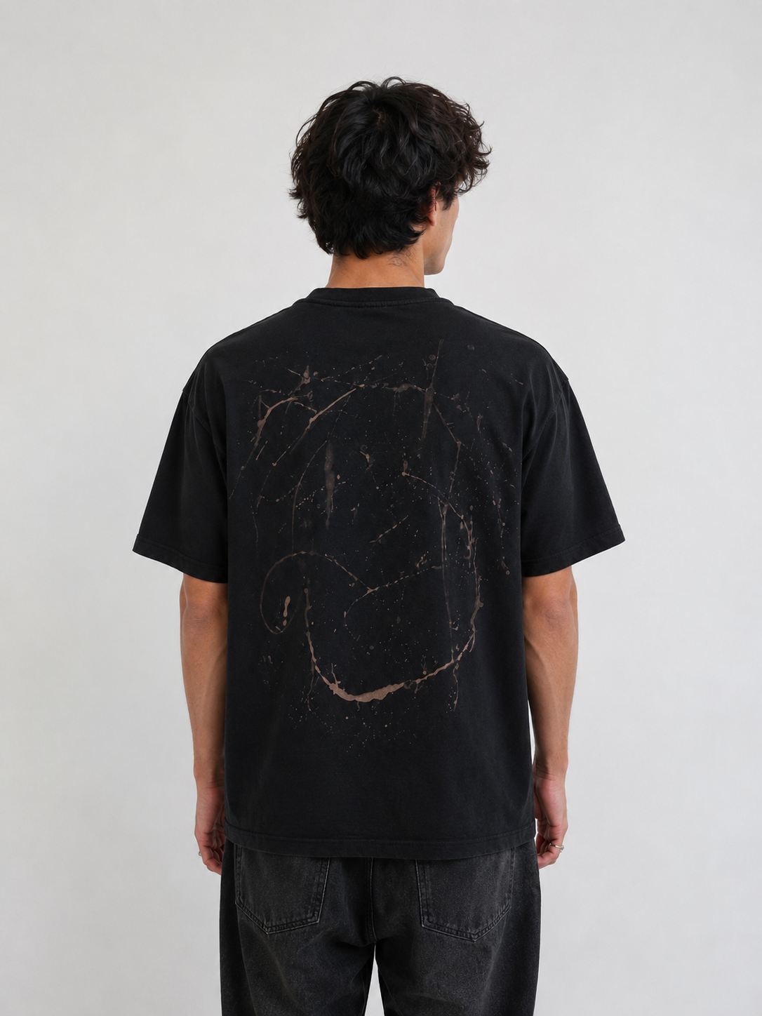 Short Sleeve Black Graphic