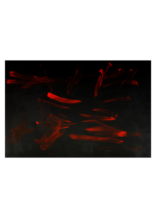 Crimson Sky, 72x48 Canvas