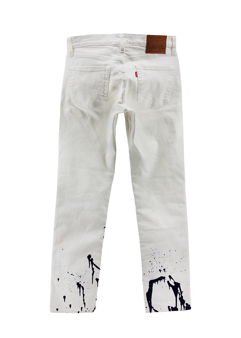 Hand-painted Denim Jeans
