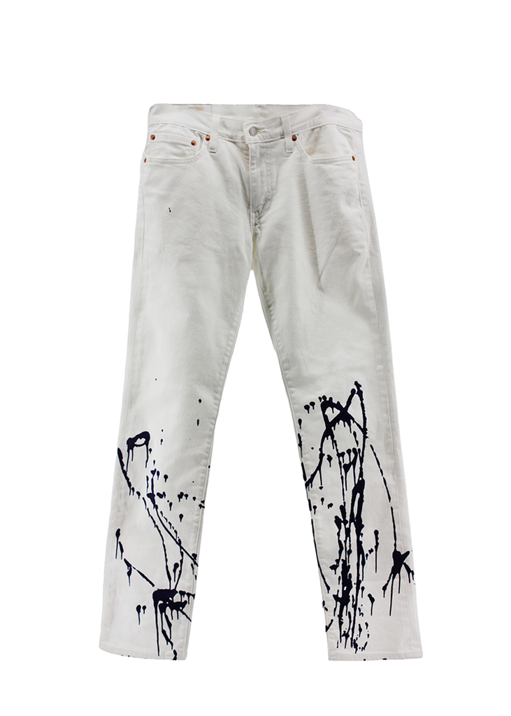 Hand-painted Denim Jeans