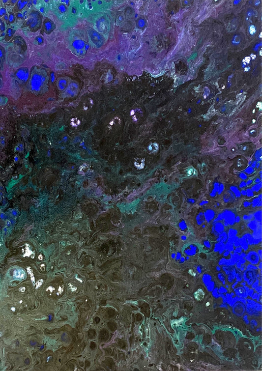 Midnight Tides, 11x14 Canvas