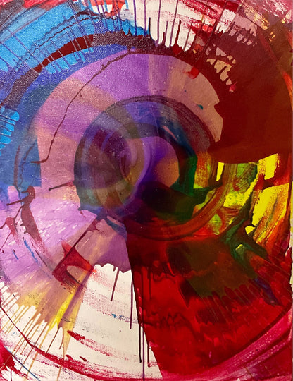 Modern colorful abstract artwork.